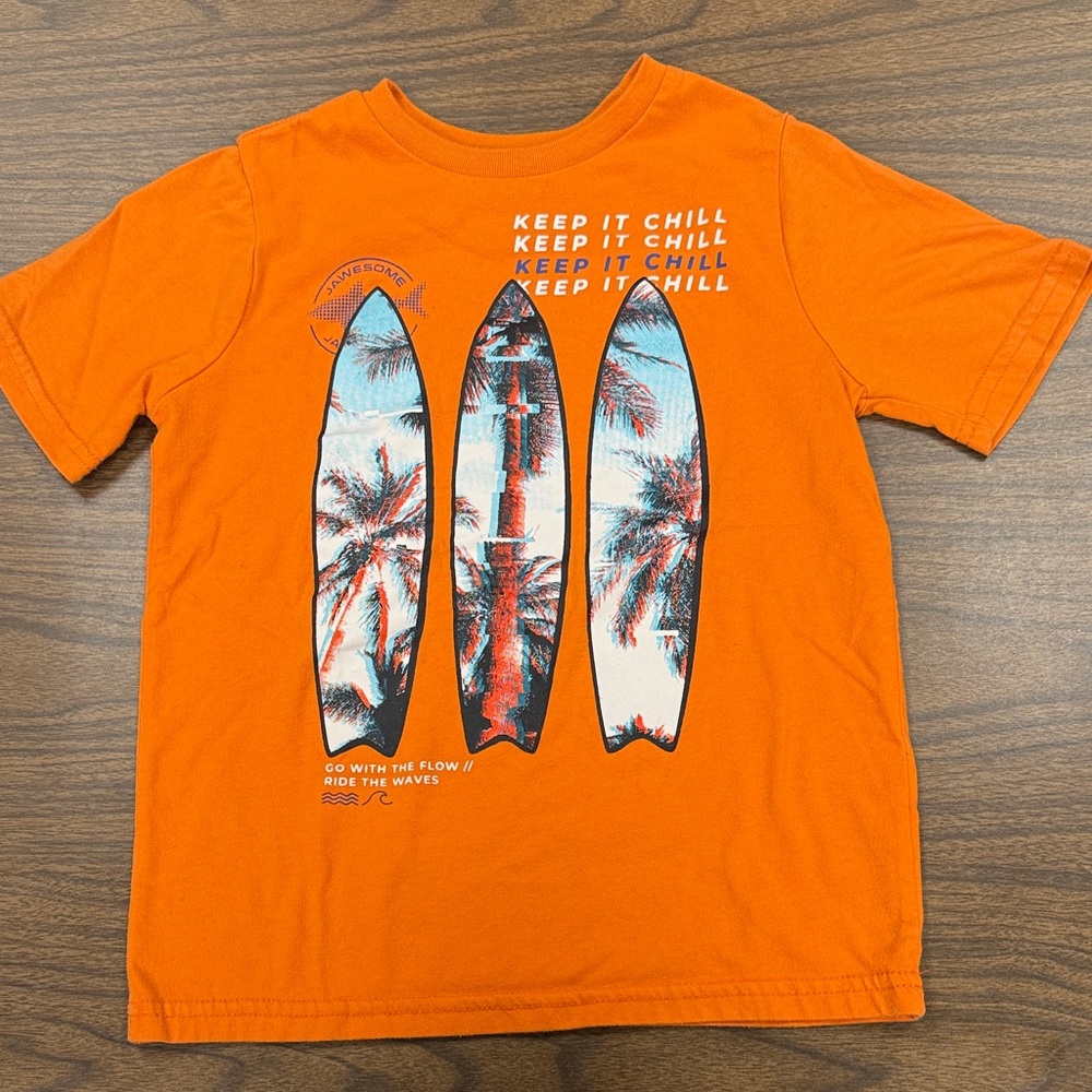 Garanimals Orange Surfboard Graphic Tee
